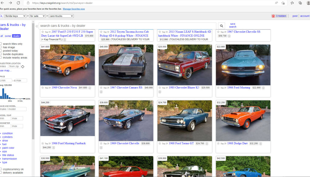 Scam Screenshot CraigsList