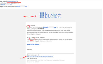 Online SCAMS – Customers Beware