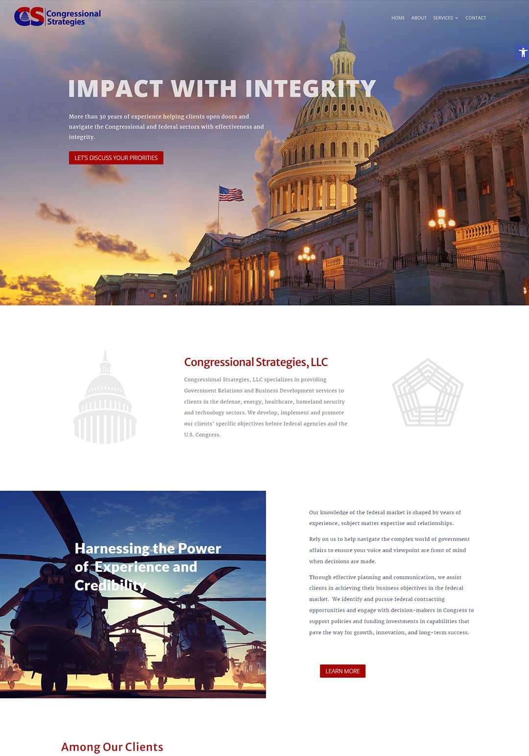 Screenshot Congressional Strategies