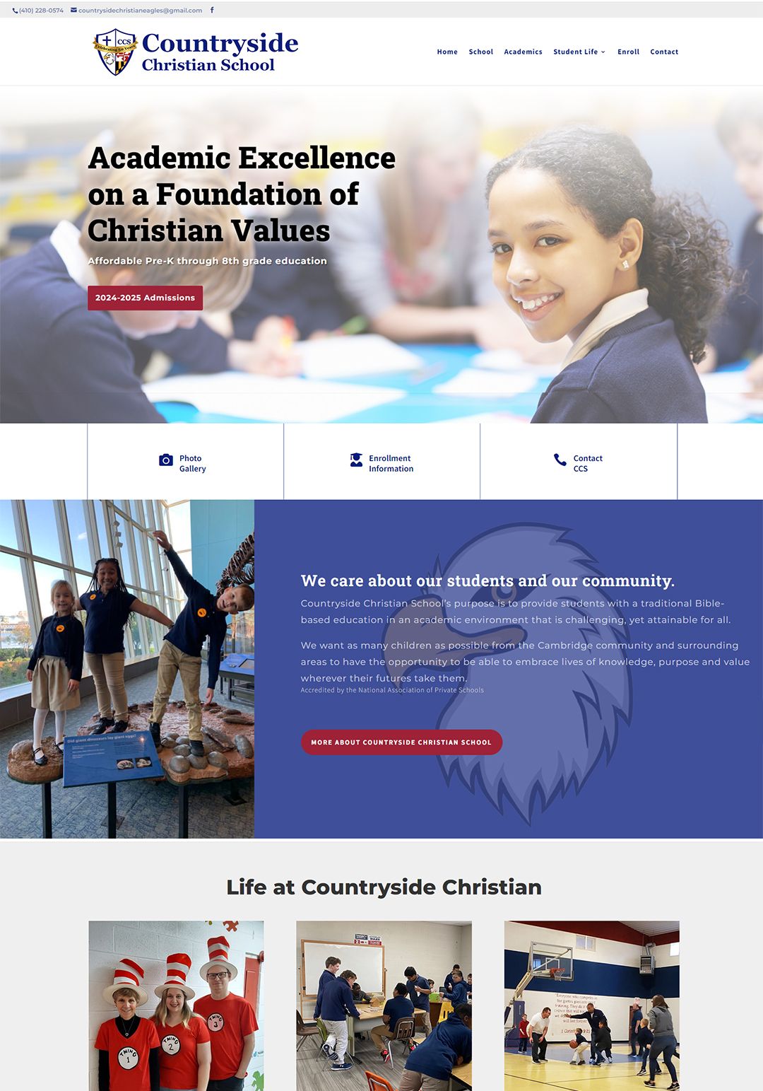 Screenshot Countryside Christian School