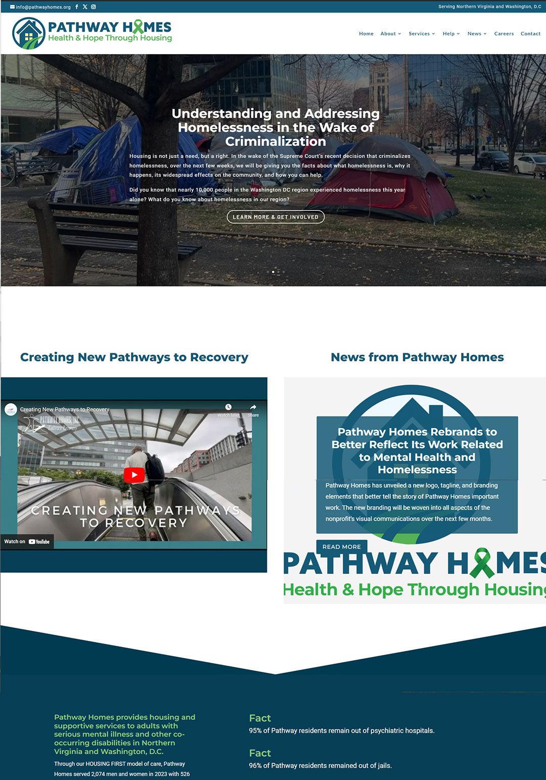 Screenshot Rebrand Pathway Homes